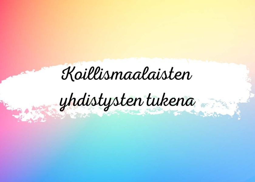 Koillismaalaisten yhdistysten tukena